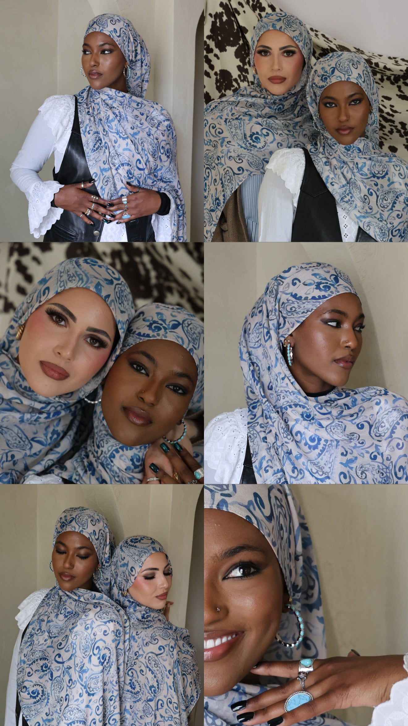 Blue Topaz Modal Hijab