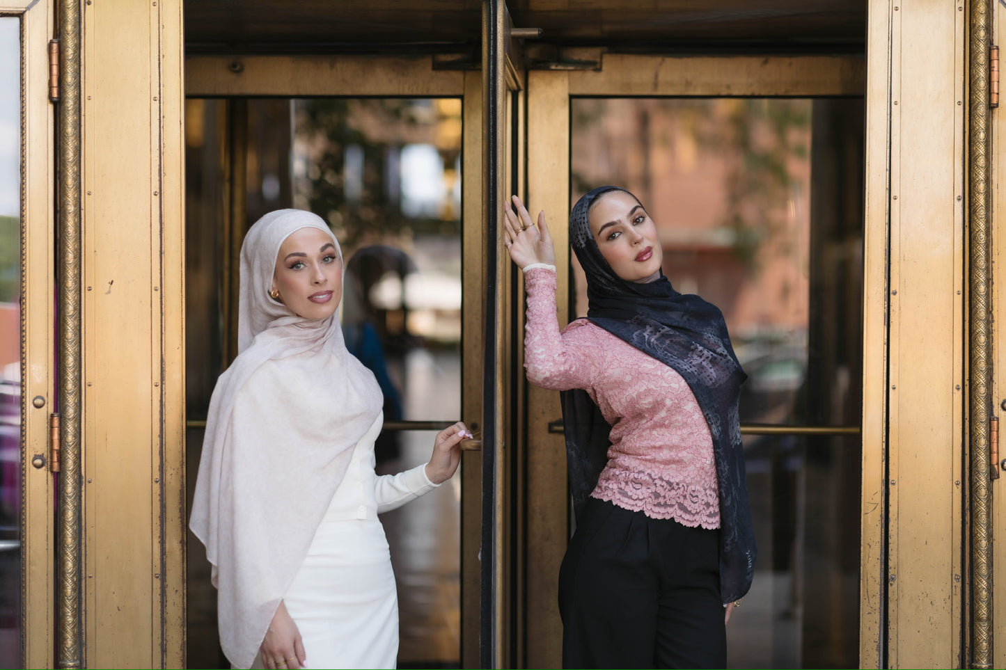 Blush Fleur Modal Hijab