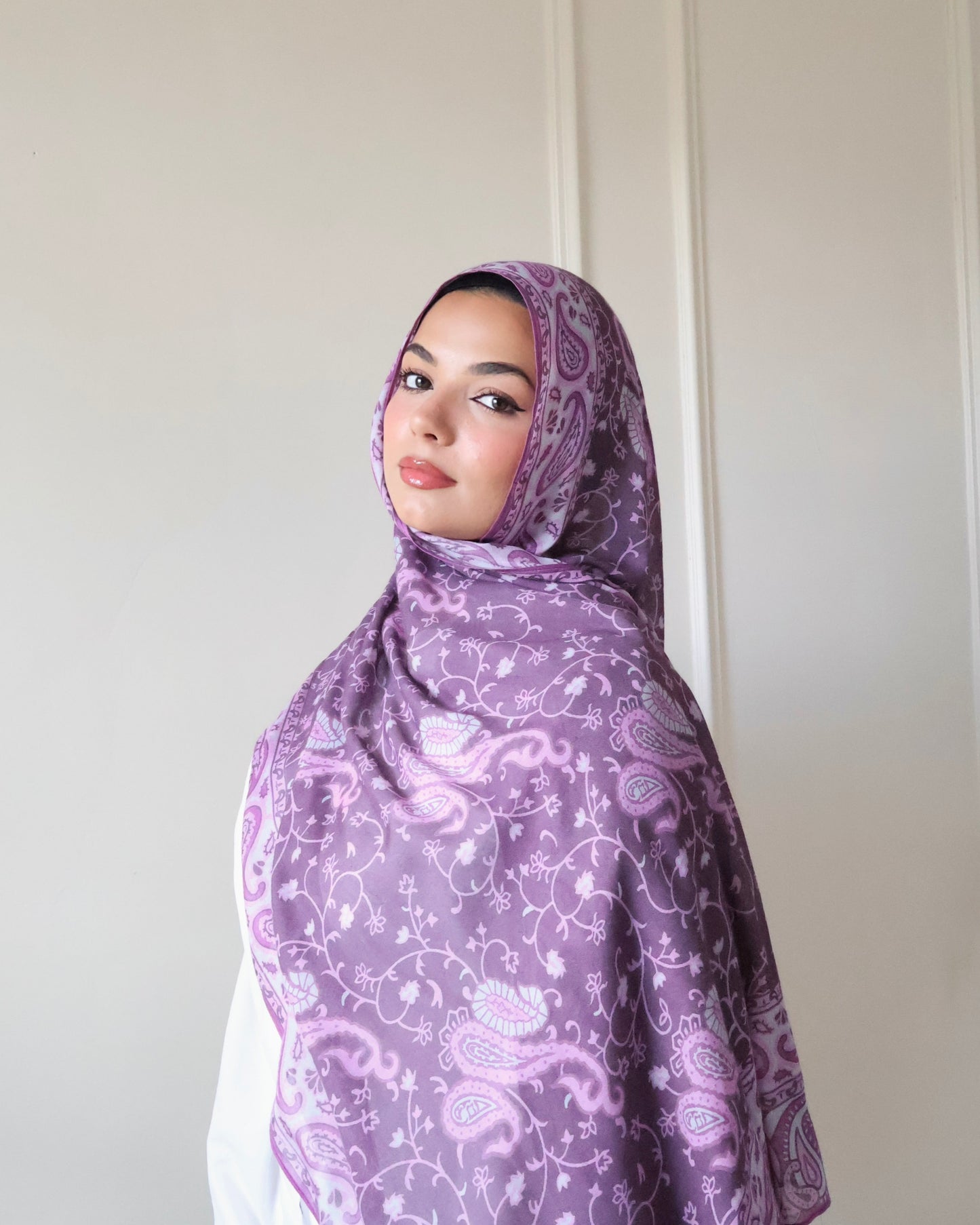 Lilac Dreams Pashmina Modal