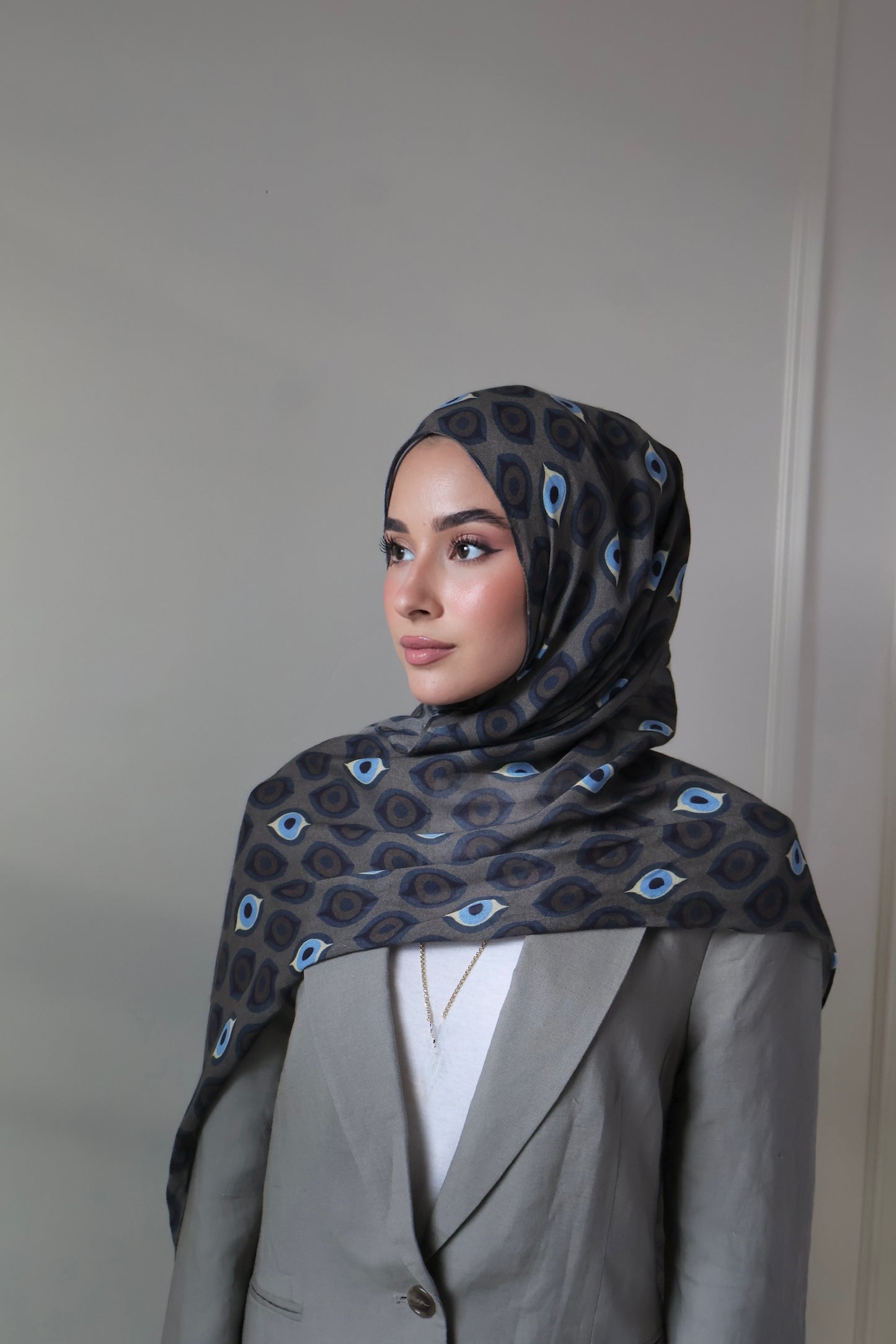 Peacock In Flight Modal Hijab