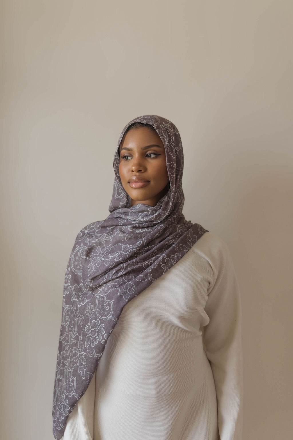 Pearl Net Modal Hijab