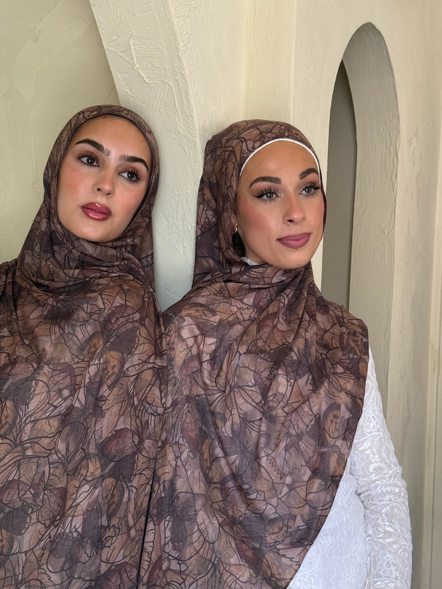 Umber Shadows Modal Hijab