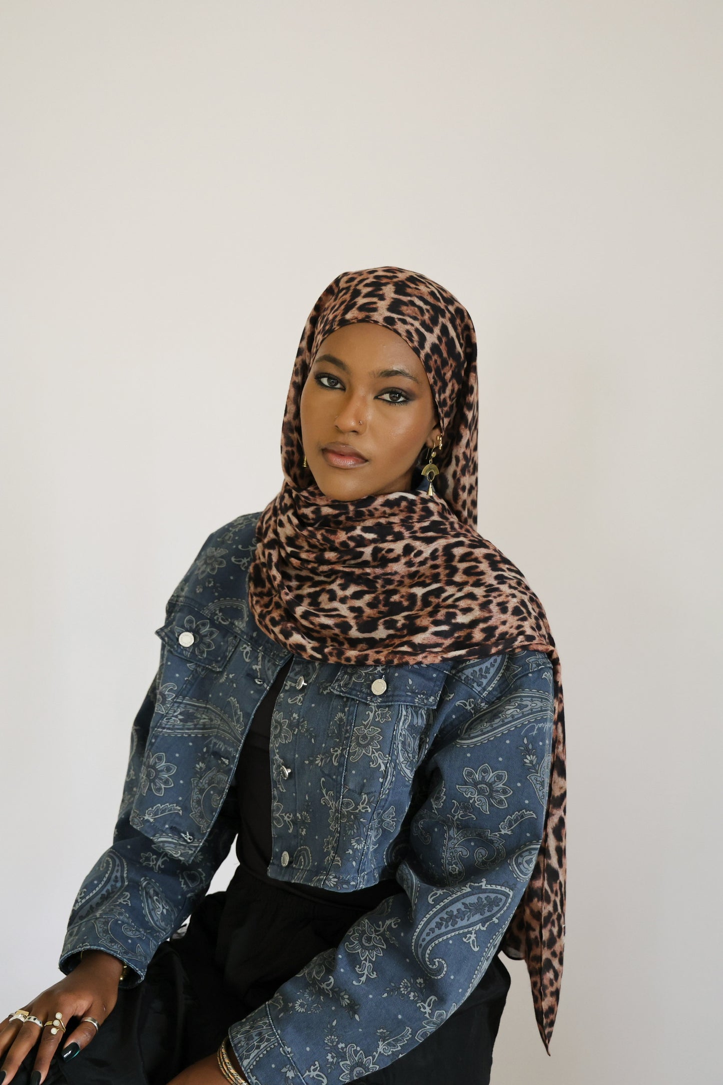 Canyon Leopard Modal Hijab