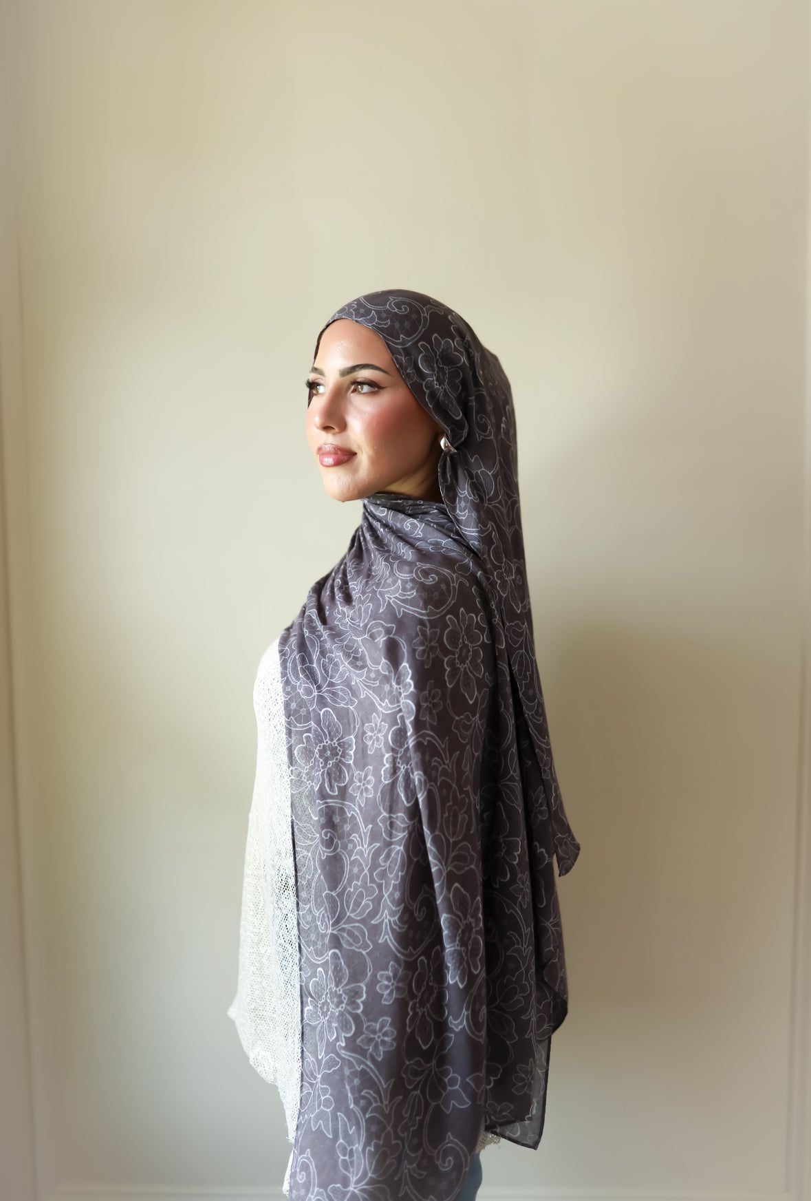 Pearl Net Modal Hijab