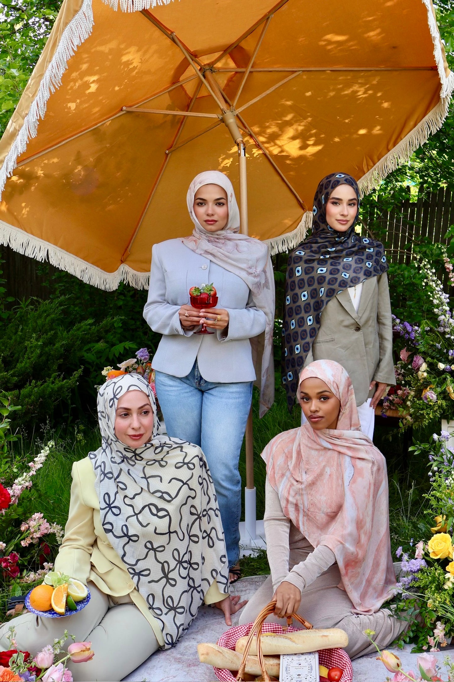 Peacock In Flight Modal Hijab