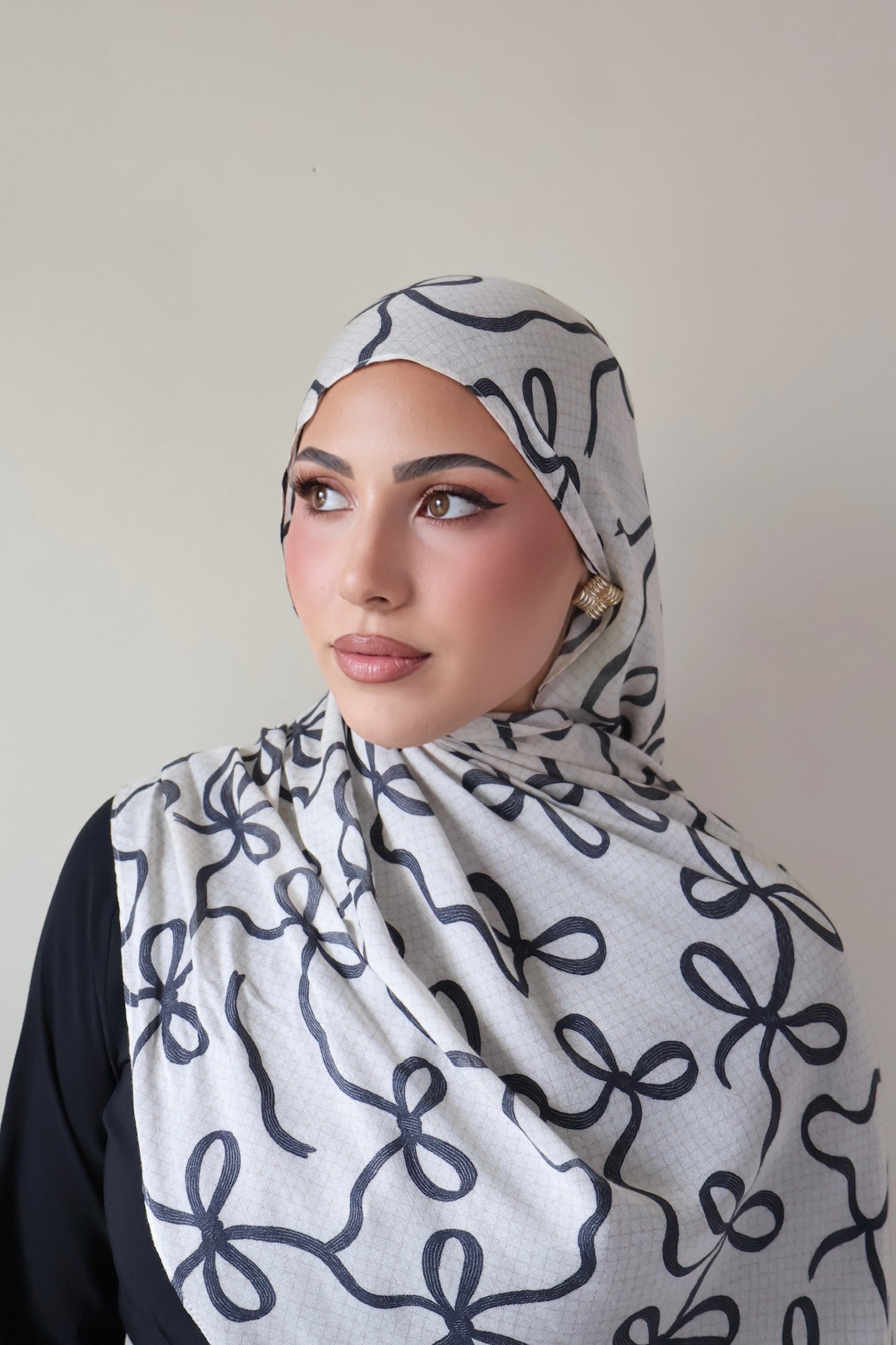 Tangled Silk Modal Hijab