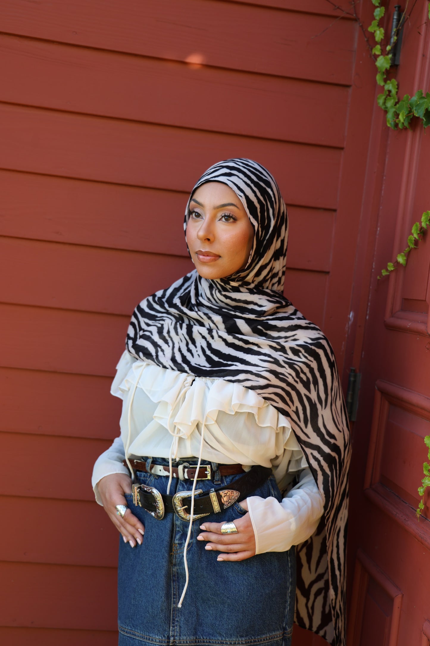 Queen Zebra Modal Hijab