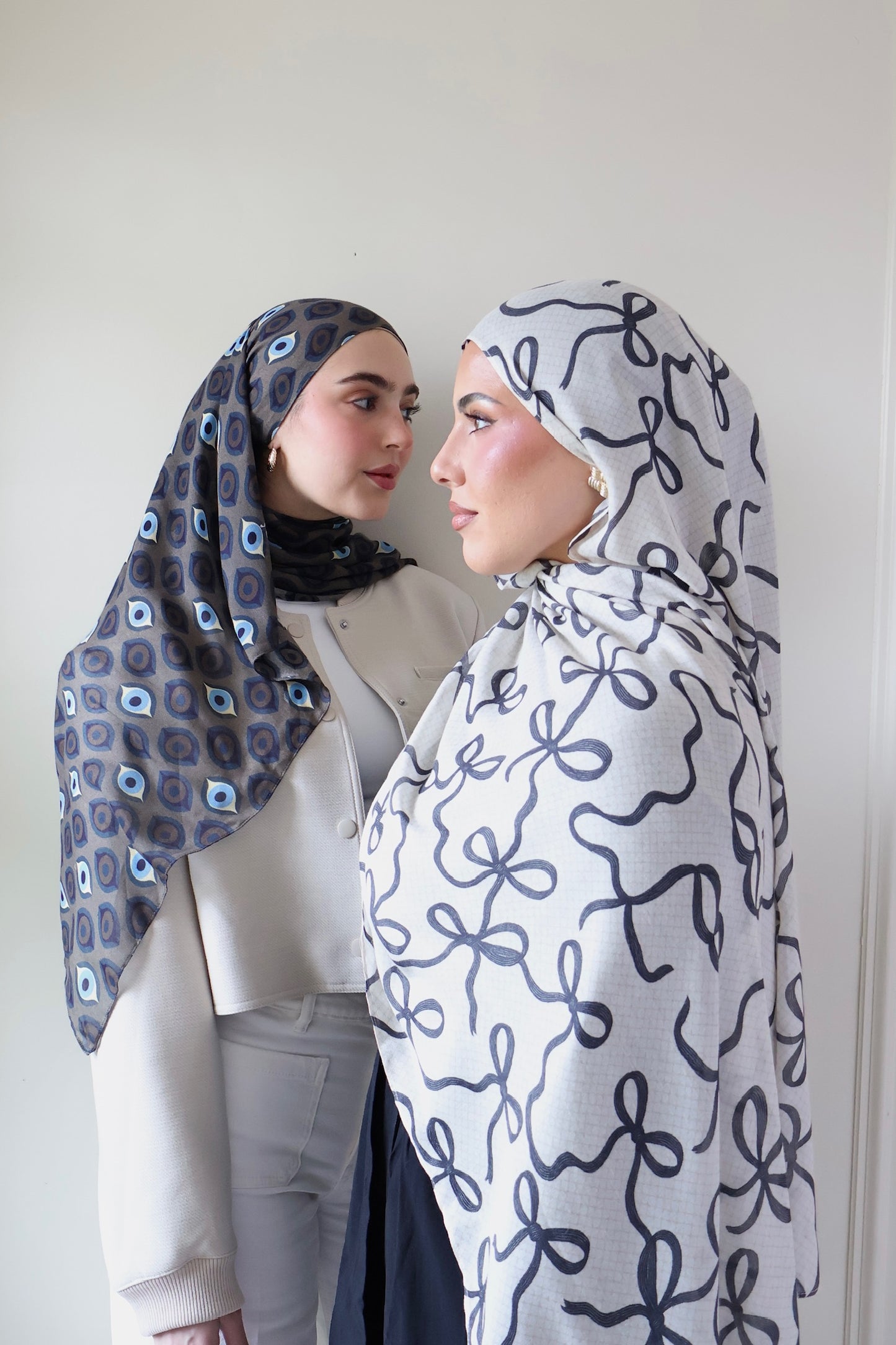 Tangled Silk Modal Hijab