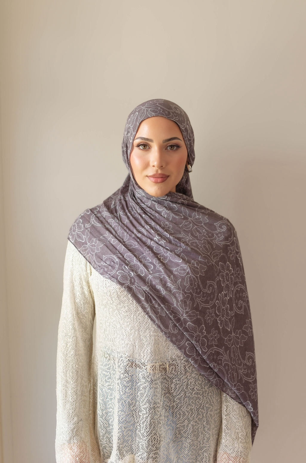 Pearl Net Modal Hijab