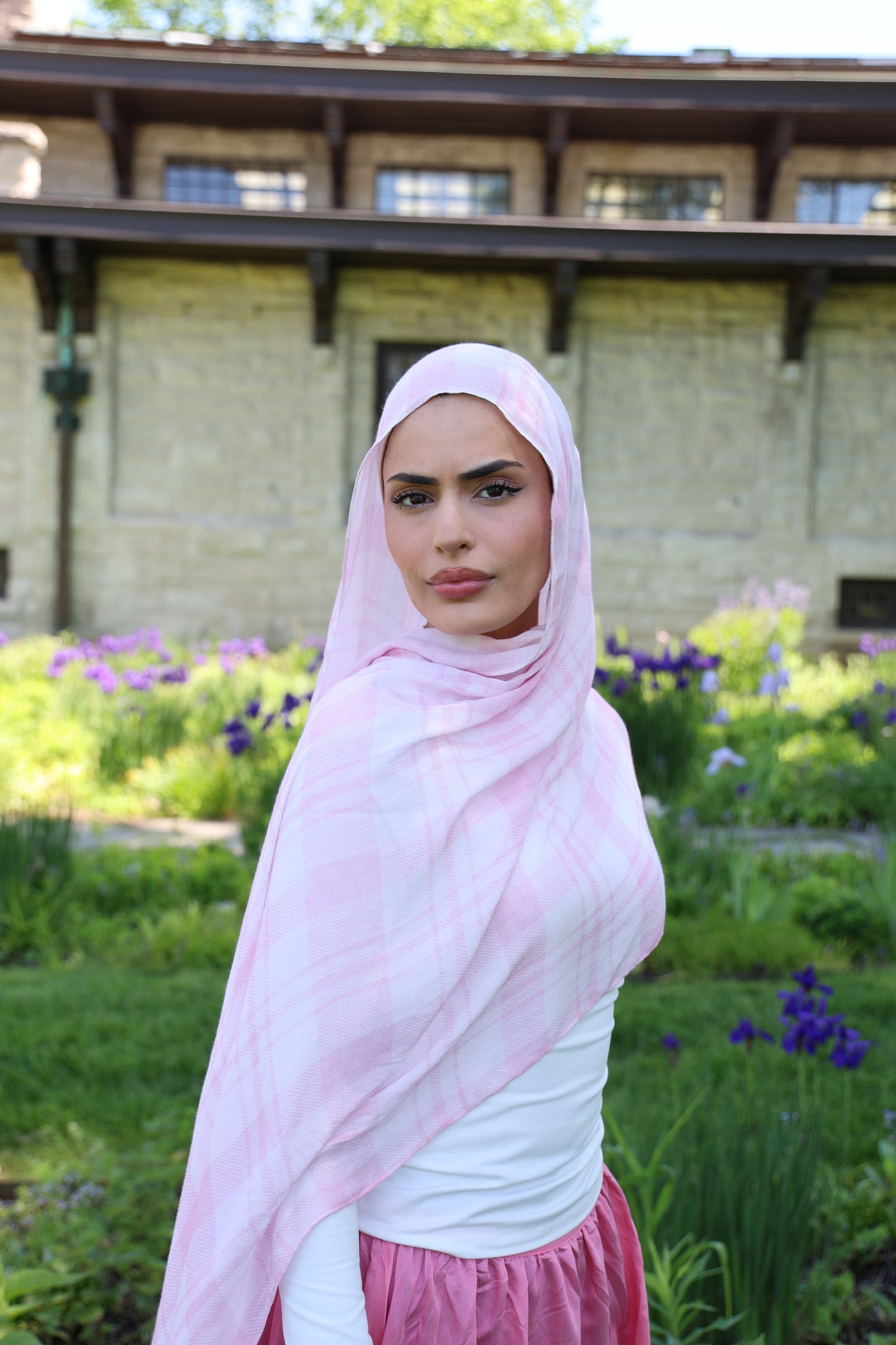 Pink Cabana Modal Hijab