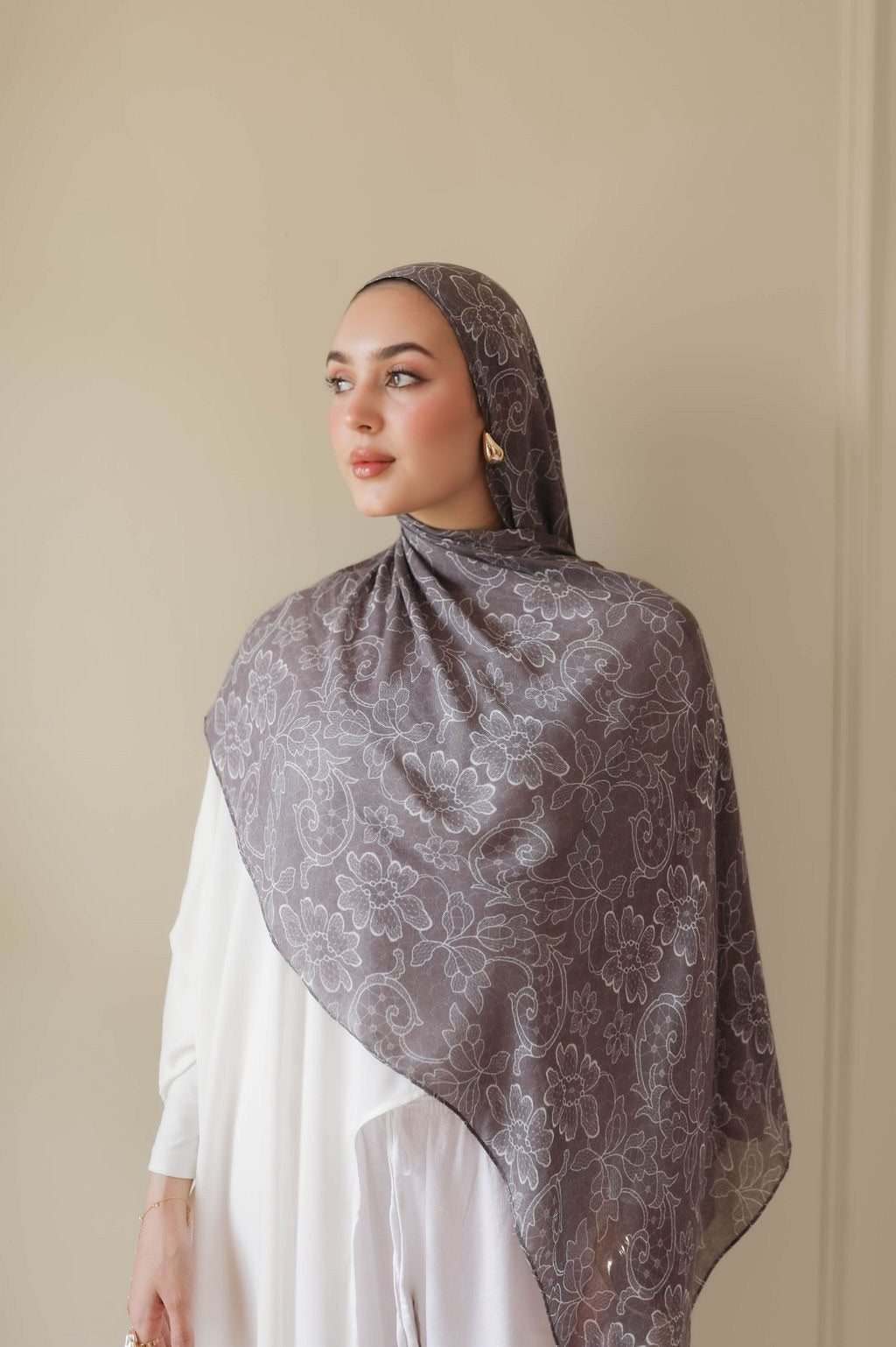 Pearl Net Modal Hijab