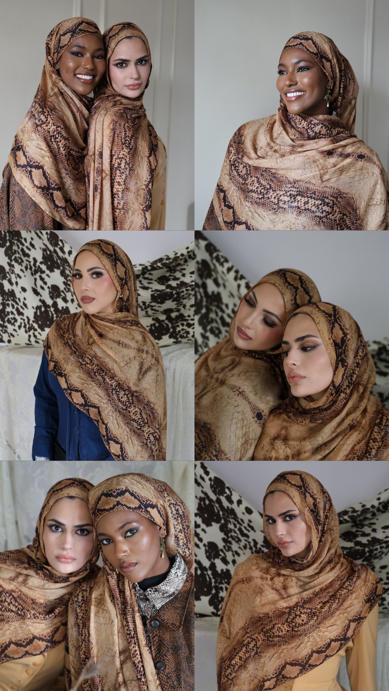 Golden Snake Modal Hijab