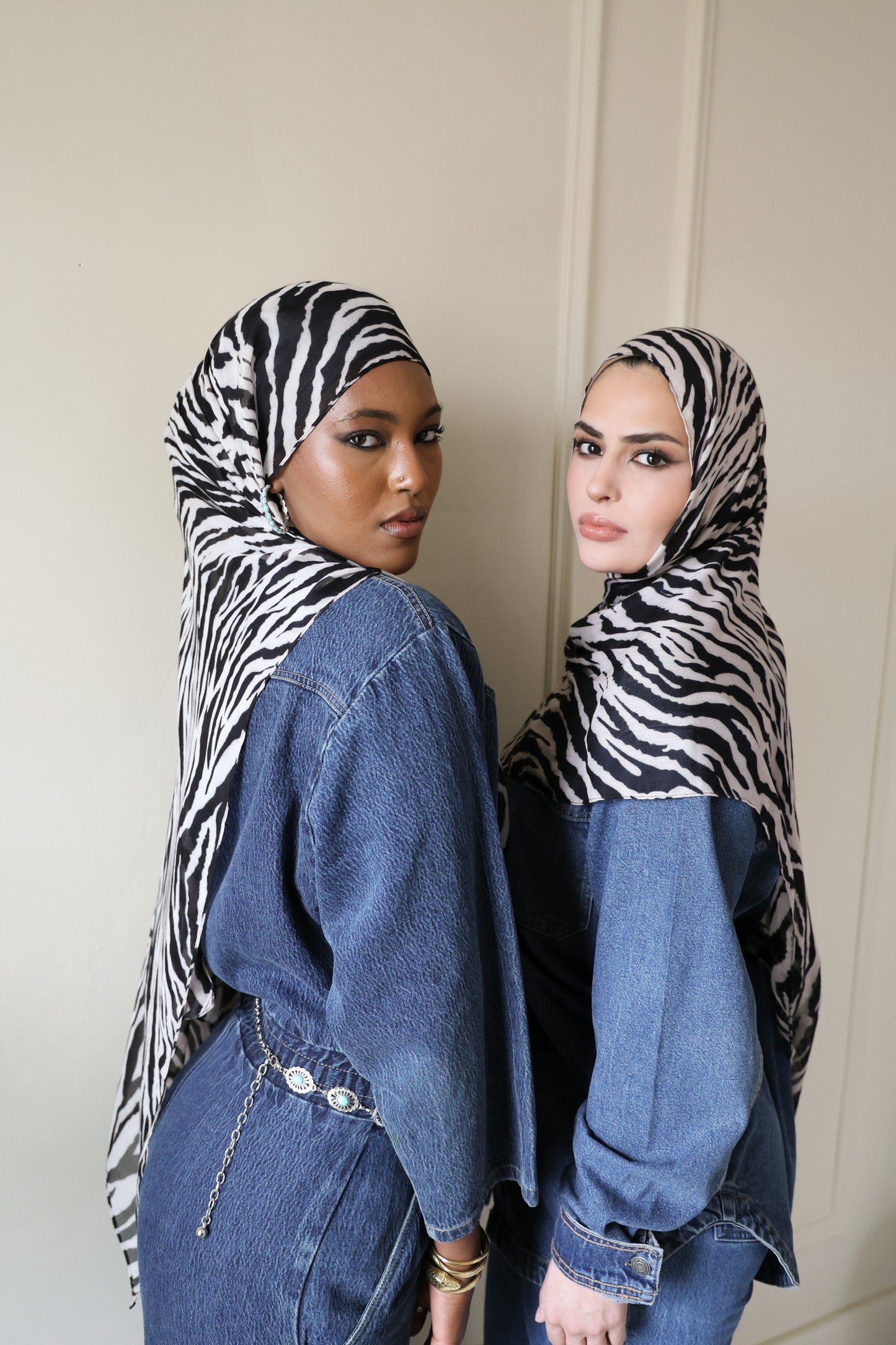 Queen Zebra Modal Hijab