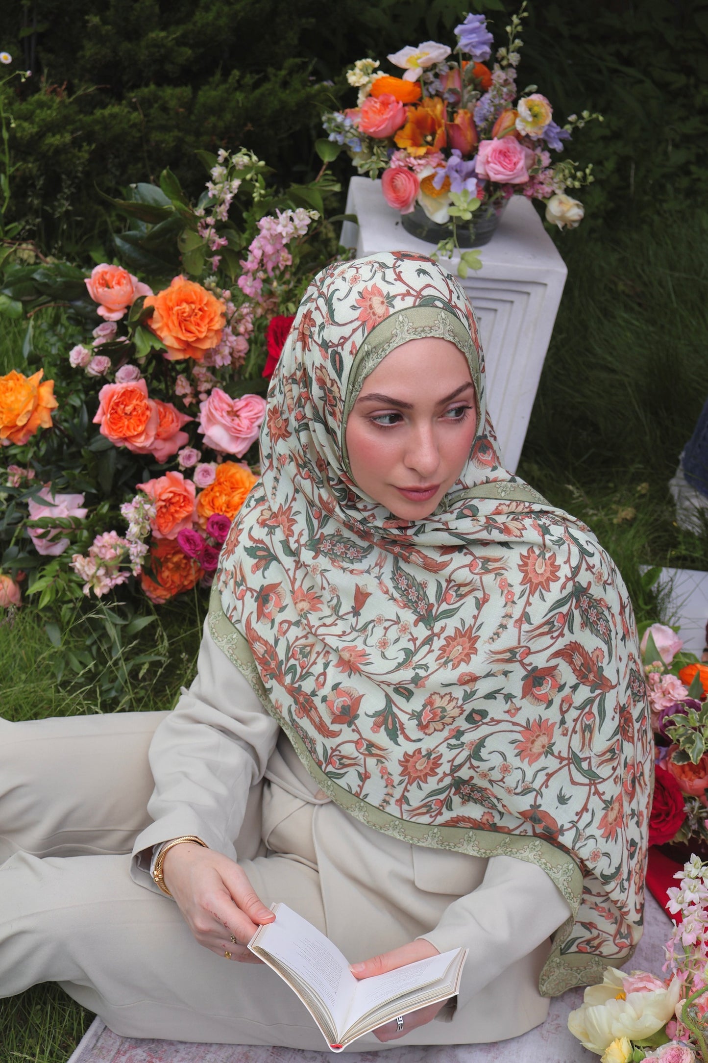 Wildflower Bloom Modal Hijab