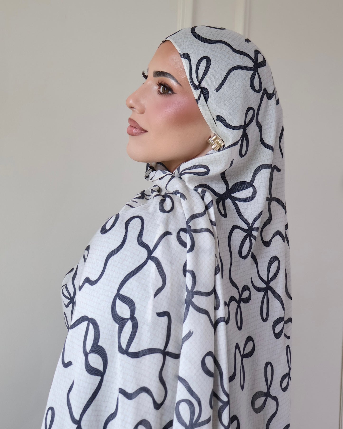 Tangled Silk Modal Hijab