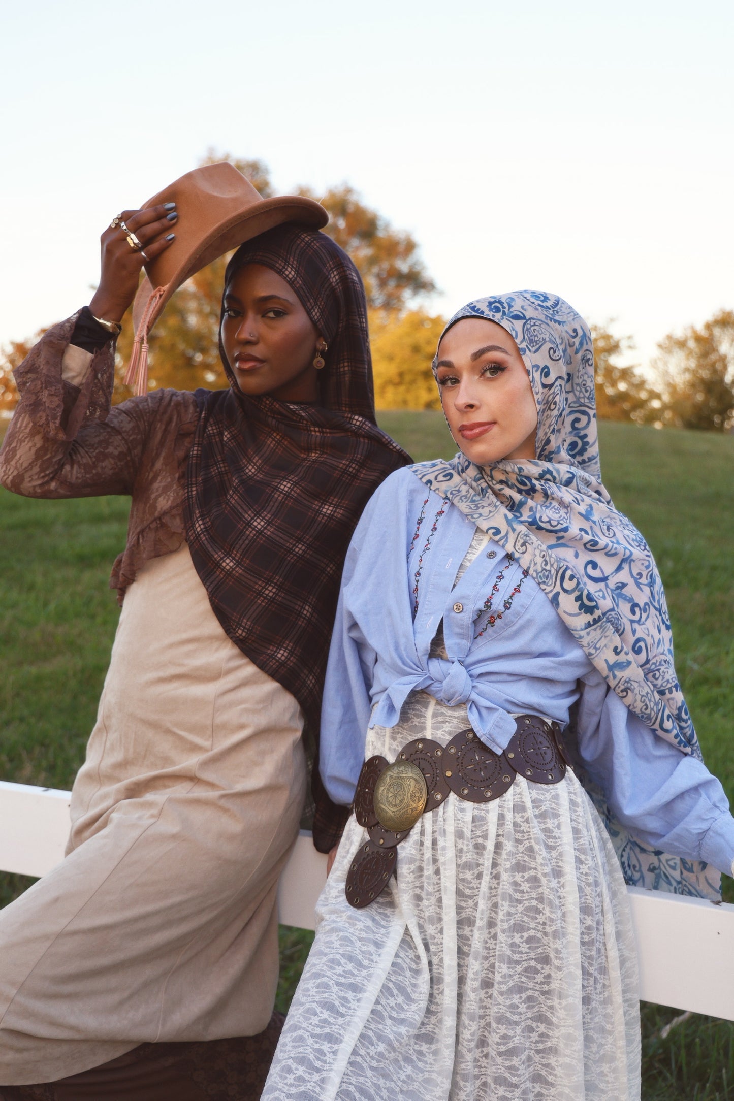 PRE-ORDER Chestnut Plaid Modal Hijab
