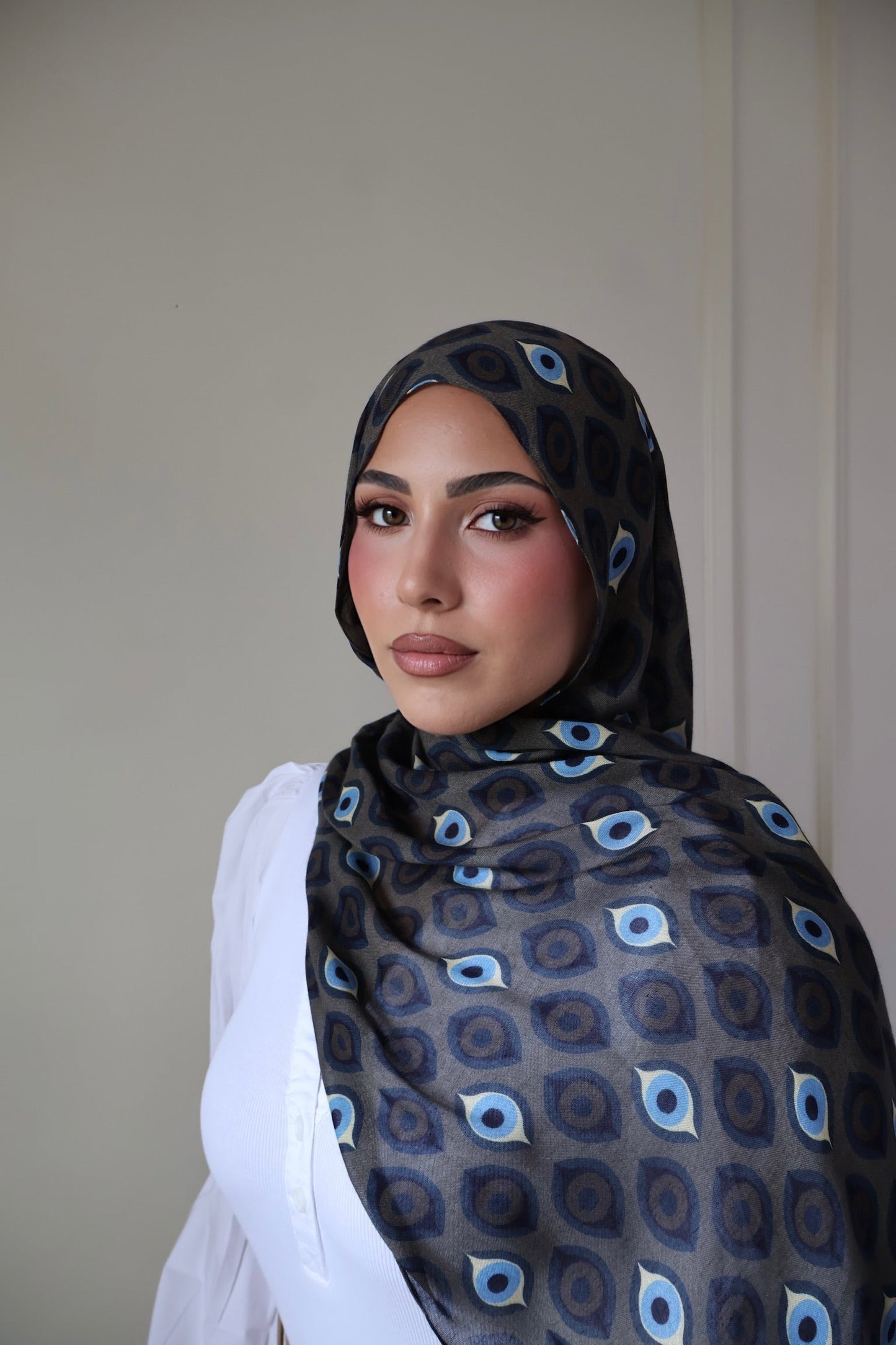 Peacock In Flight Modal Hijab