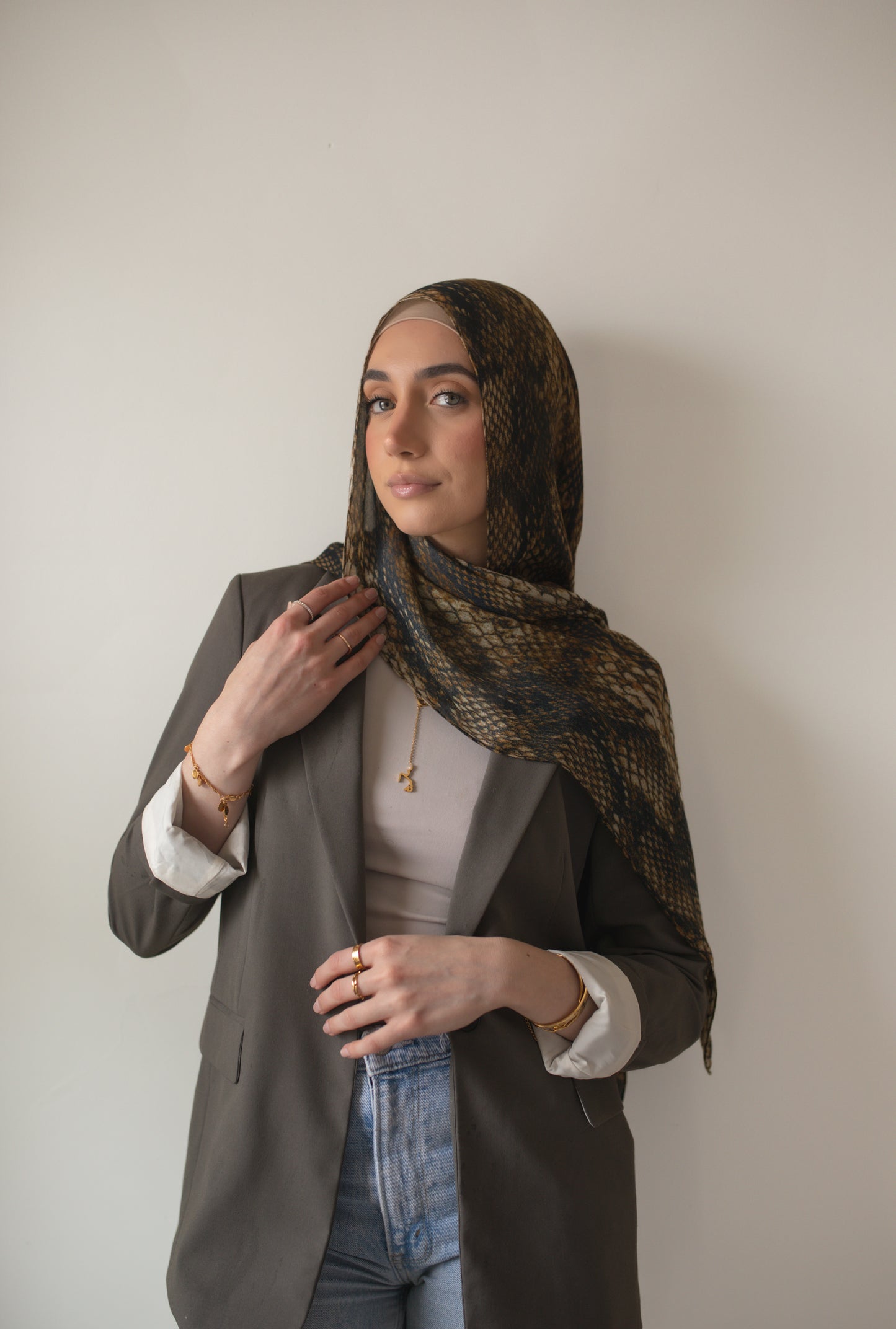 Forest Snake Modal Hijab