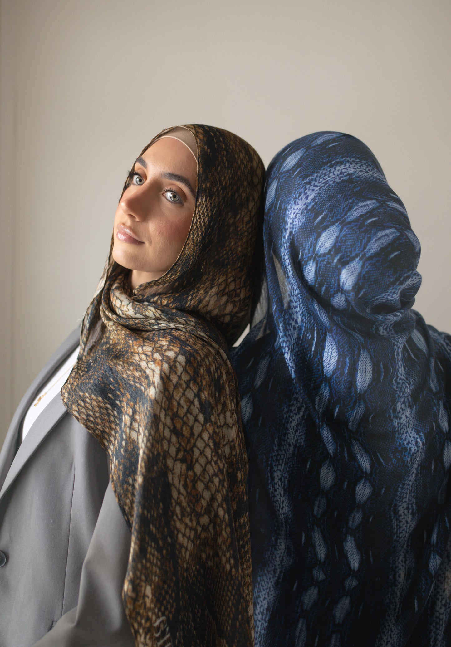 Sapphire Snake Modal Hijab