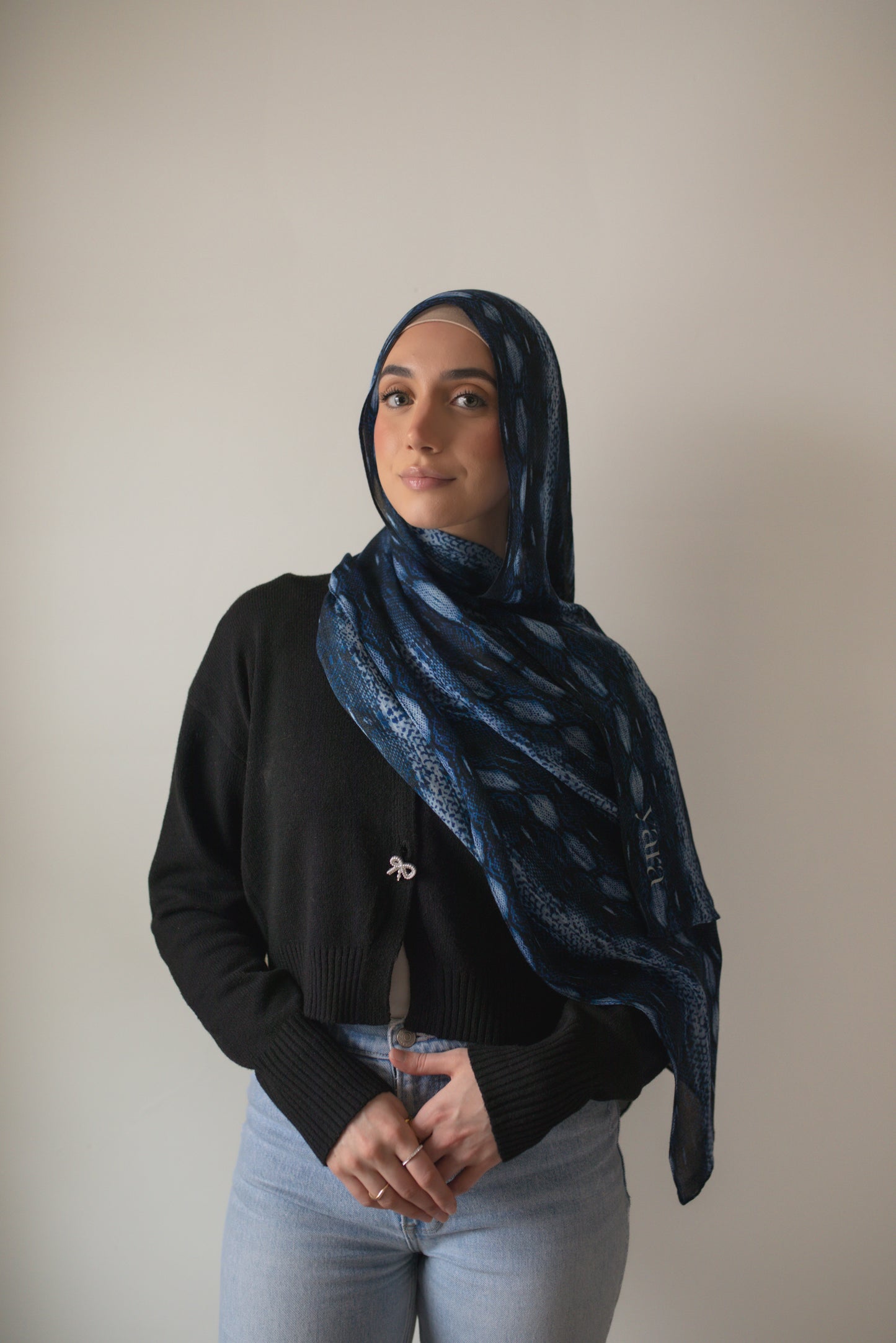 Sapphire Snake Modal Hijab