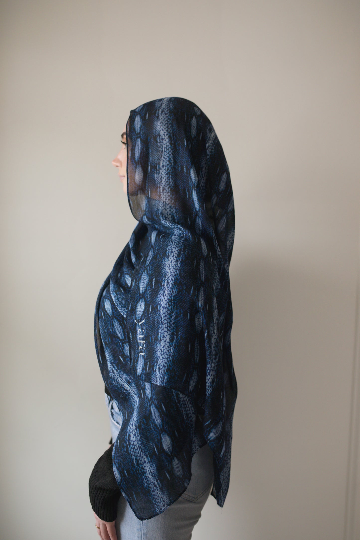 Sapphire Snake Modal Hijab
