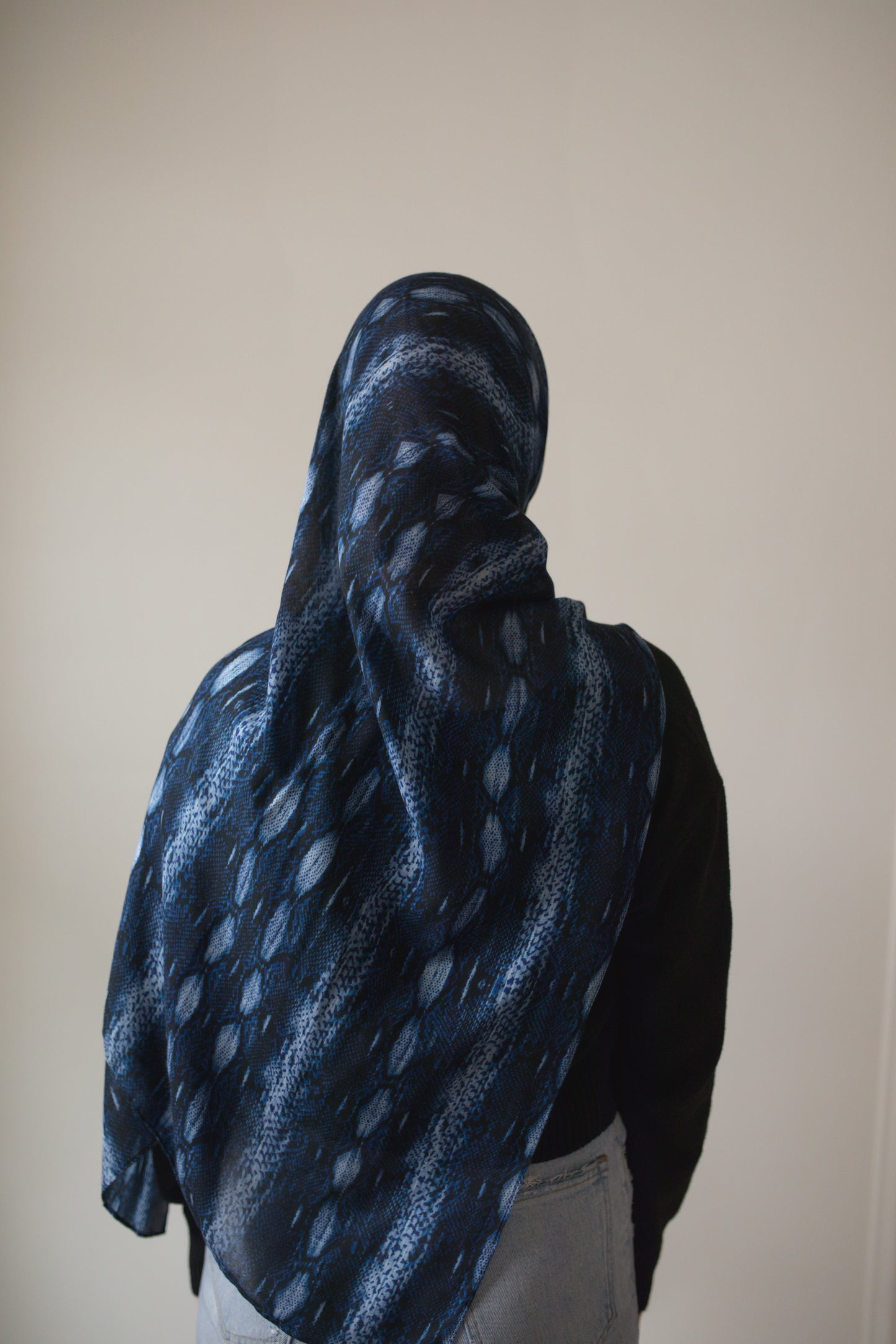 Sapphire Snake Modal Hijab