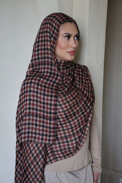 Ginger Plum Modal Hijab