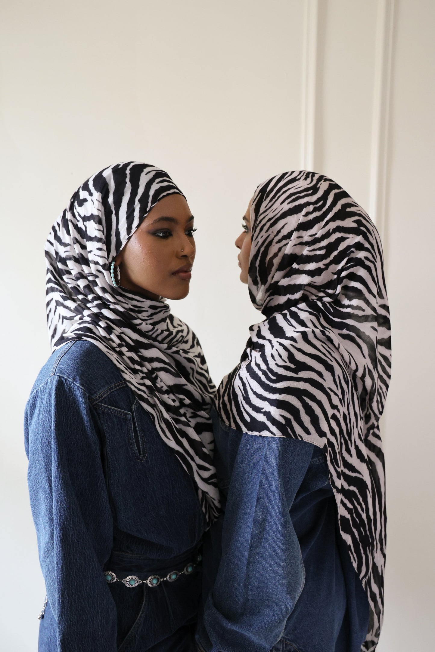 Queen Zebra Modal Hijab
