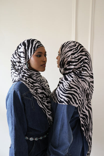 Queen Zebra Modal Hijab
