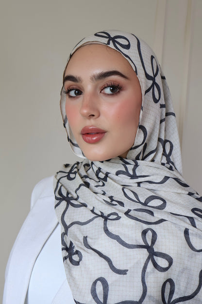 Tangled Silk Modal Hijab