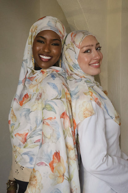 Whimsy Garden Modal Hijab