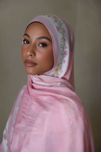 Enchanted Rose Modal Hijab