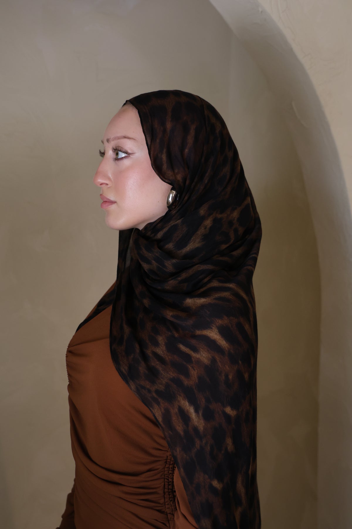 Coco Leopard Modal Hijab