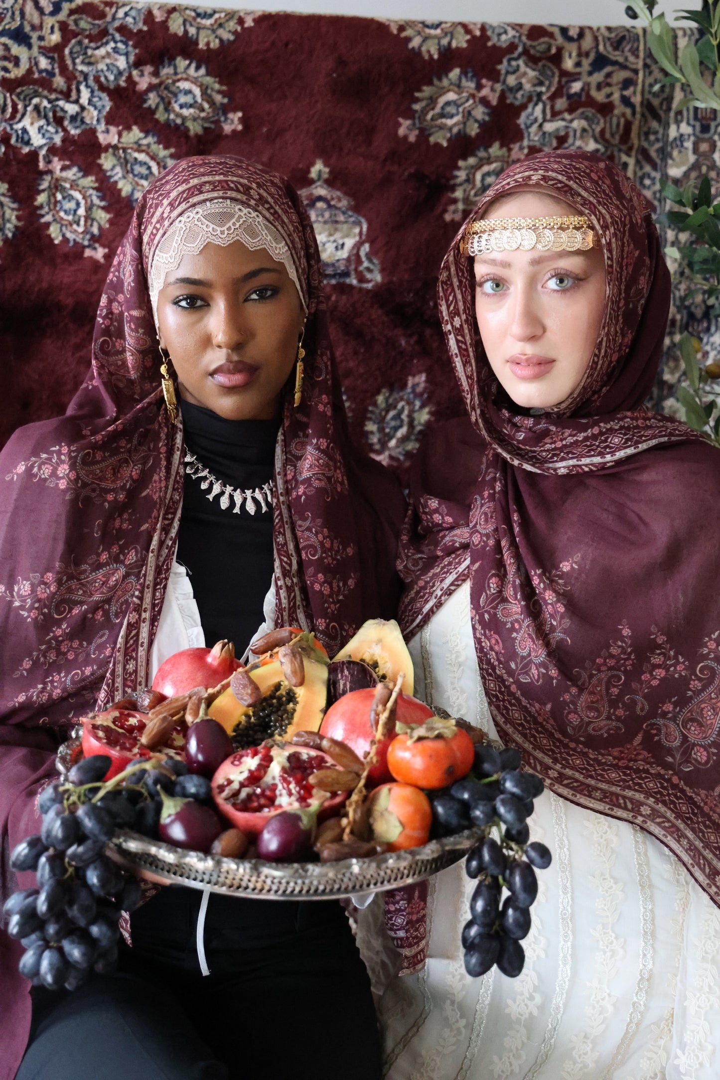 Pomegranate Groves Modal Hijab