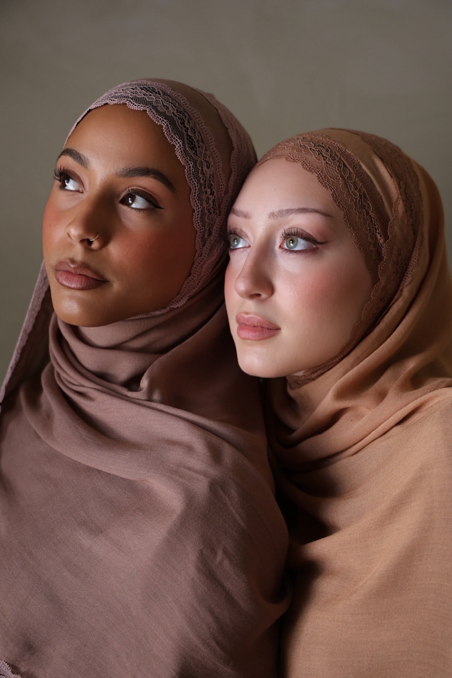 Almond Lace Modal Hijab