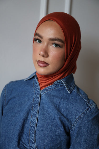 Pumpkin Spice Easy Jersey Hijab
