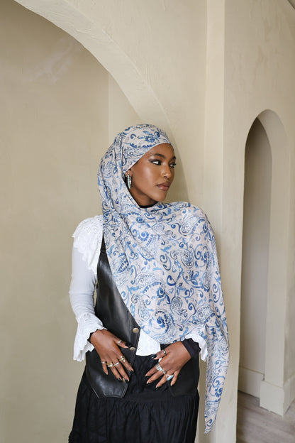 Blue Topaz Modal Hijab