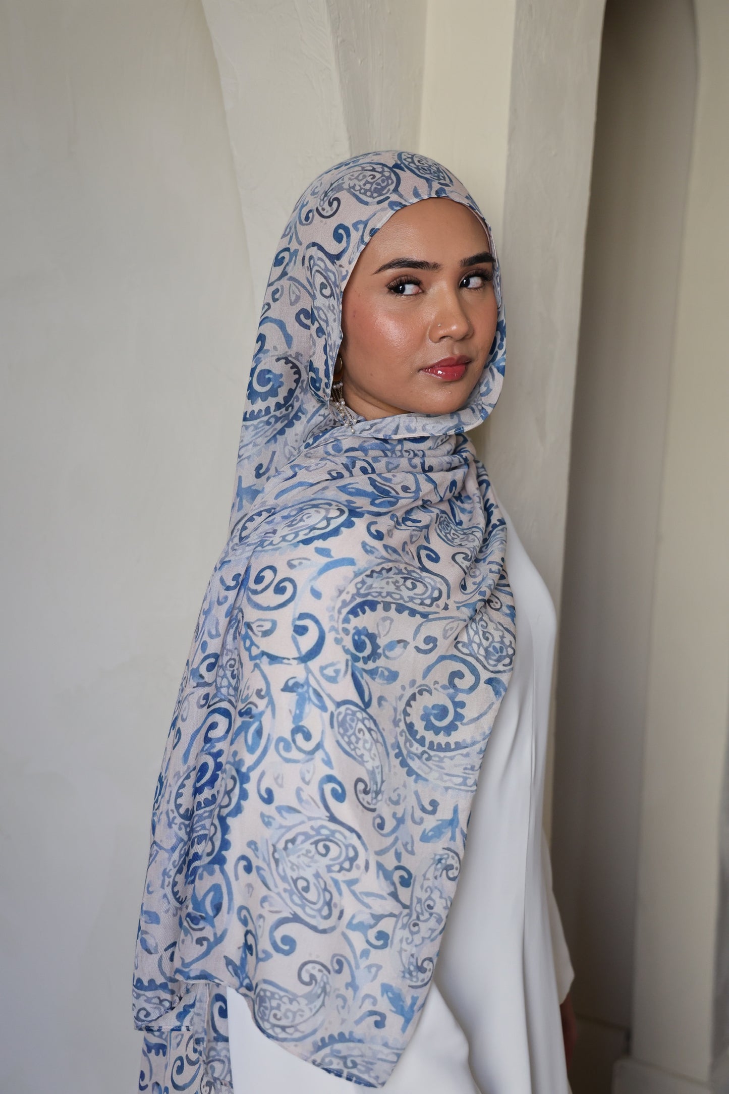 Blue Topaz Modal Hijab