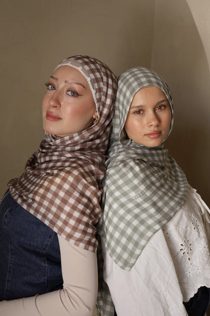 Heathered Sage Modal Hijab