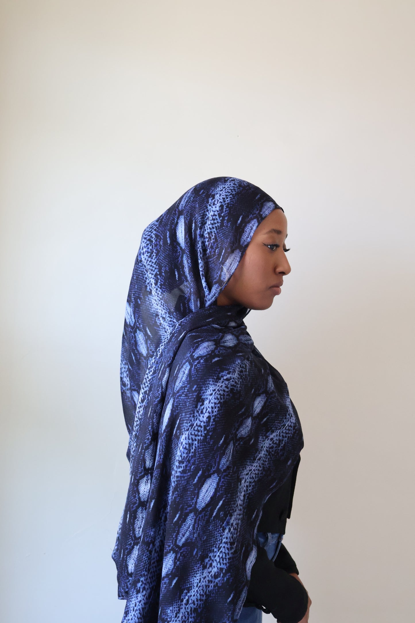 Sapphire Snake Modal Hijab