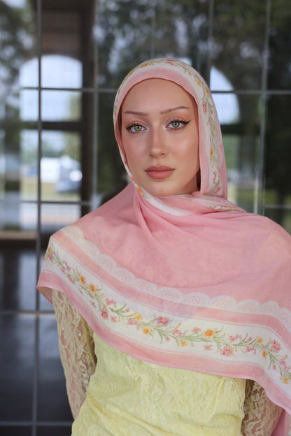 Enchanted Rose Modal Hijab