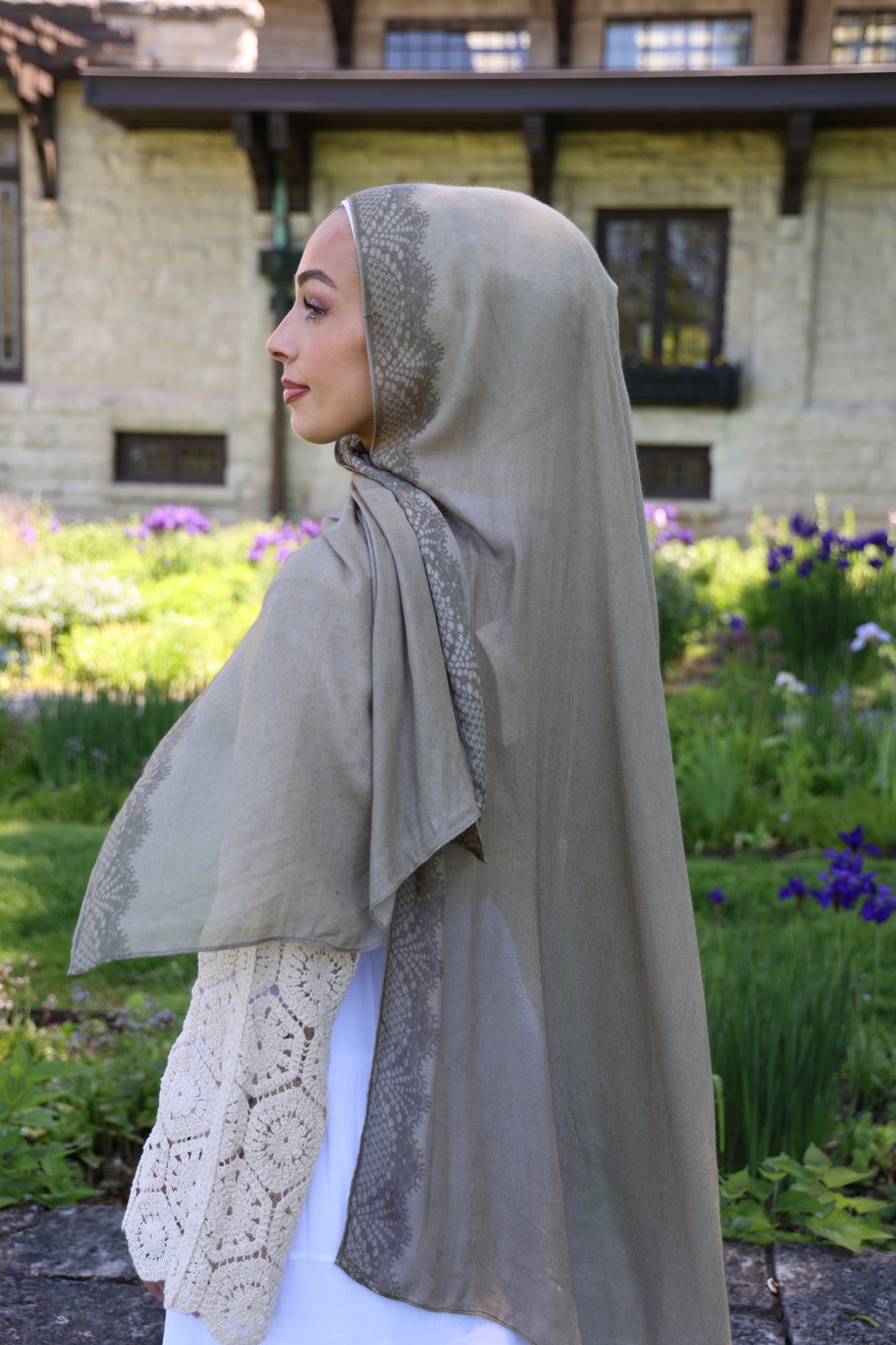 Seafoam Shore Modal Hijab