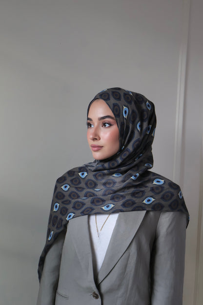 Peacock In Flight Modal Hijab