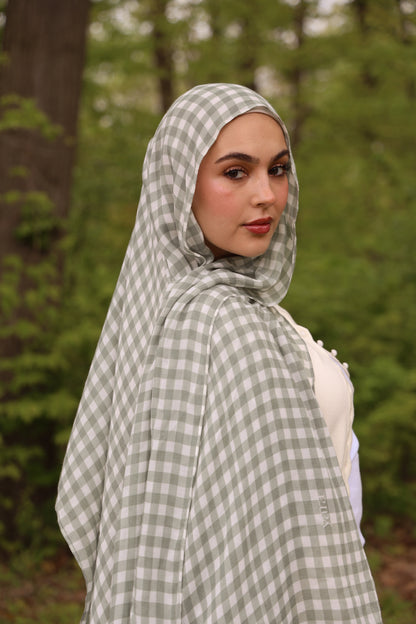 Heathered Sage Modal Hijab