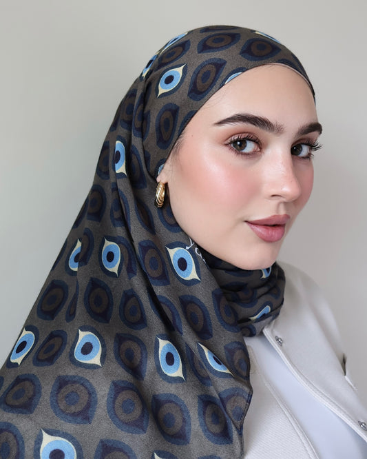 Peacock In Flight Modal Hijab