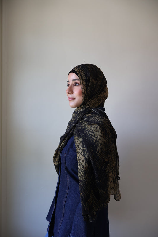 Forest Snake Modal Hijab