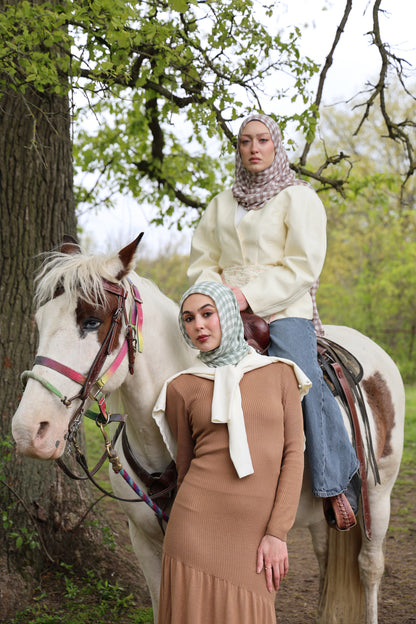 Heathered Sage Modal Hijab