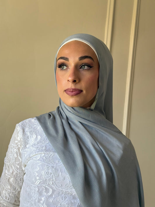Dusty Blue Modal Hijab