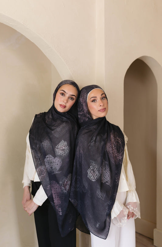 Noir Garden Modal Hijab