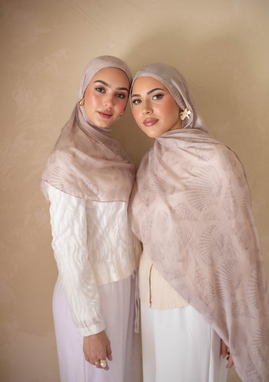 Sandy Seashores Modal Hijab